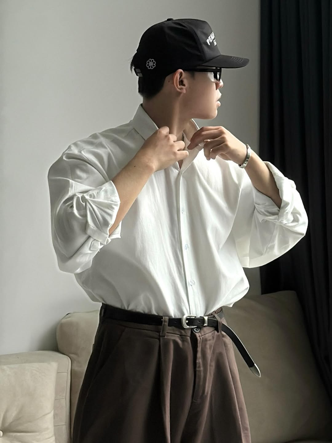 [TIEMDOKIOT] CURVY OXFORD SHIRT