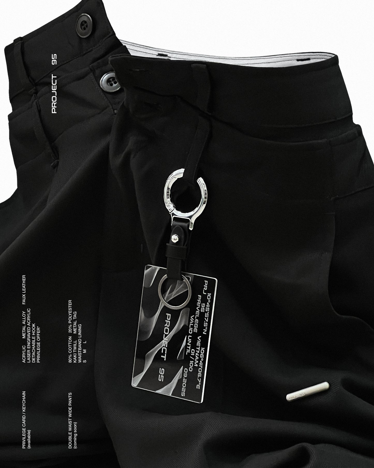 [95PROJECT] DOUBLE WAIST WIDE PANTS