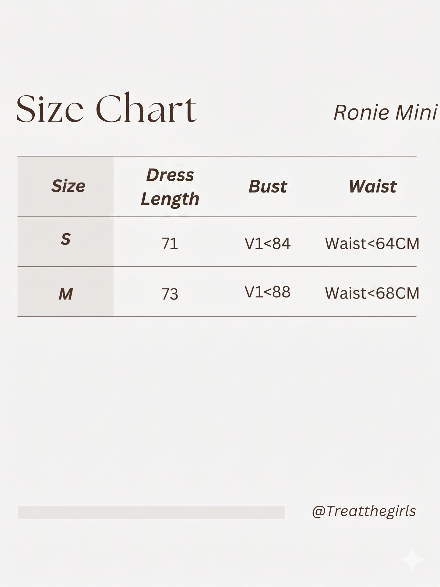 [TREATTHEGIRLS] RONIE MINI DRESS