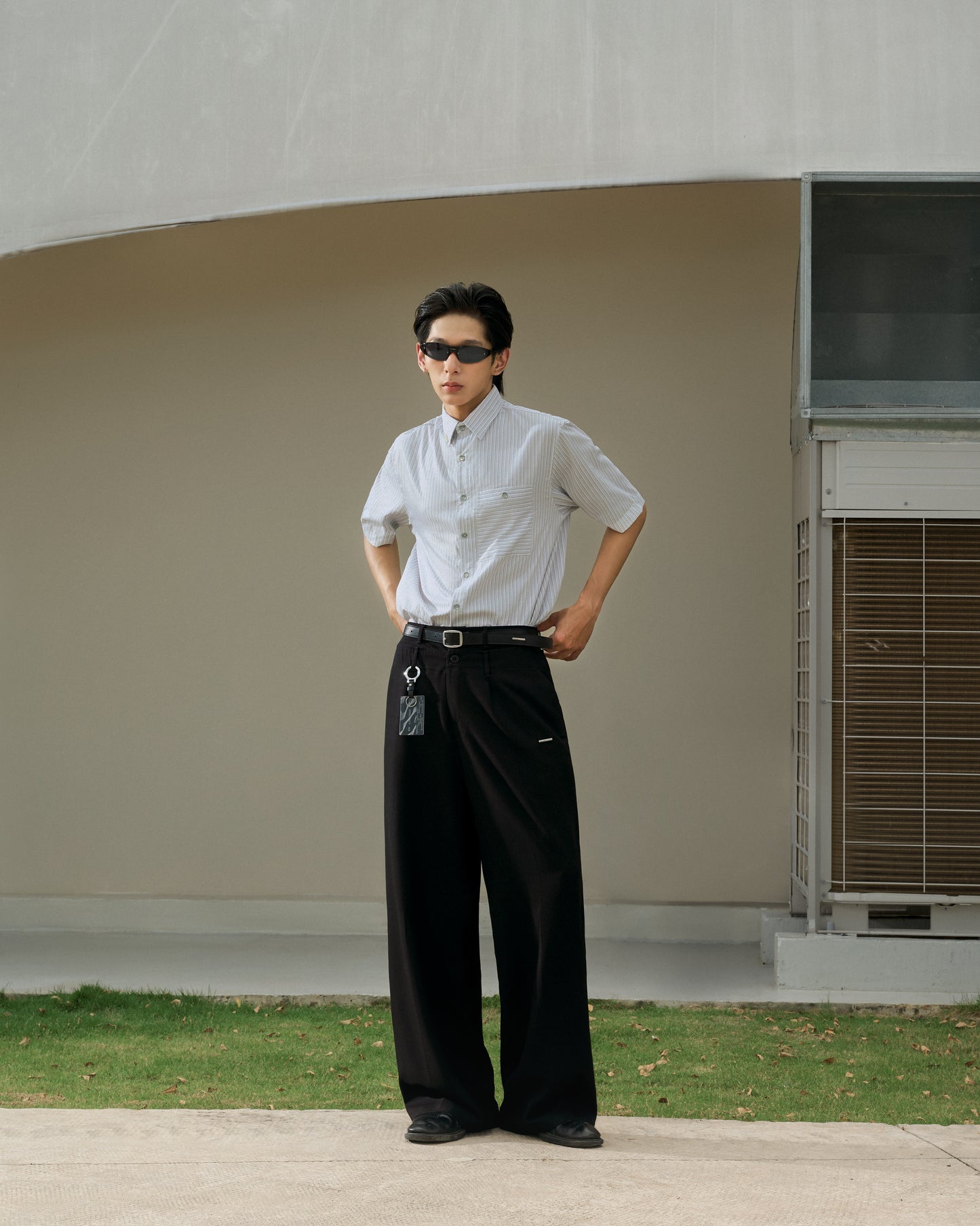 [95PROJECT] DOUBLE WAIST WIDE PANTS