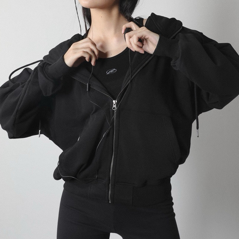 [95PROJECT] BLANK ZIPPED HOODIE