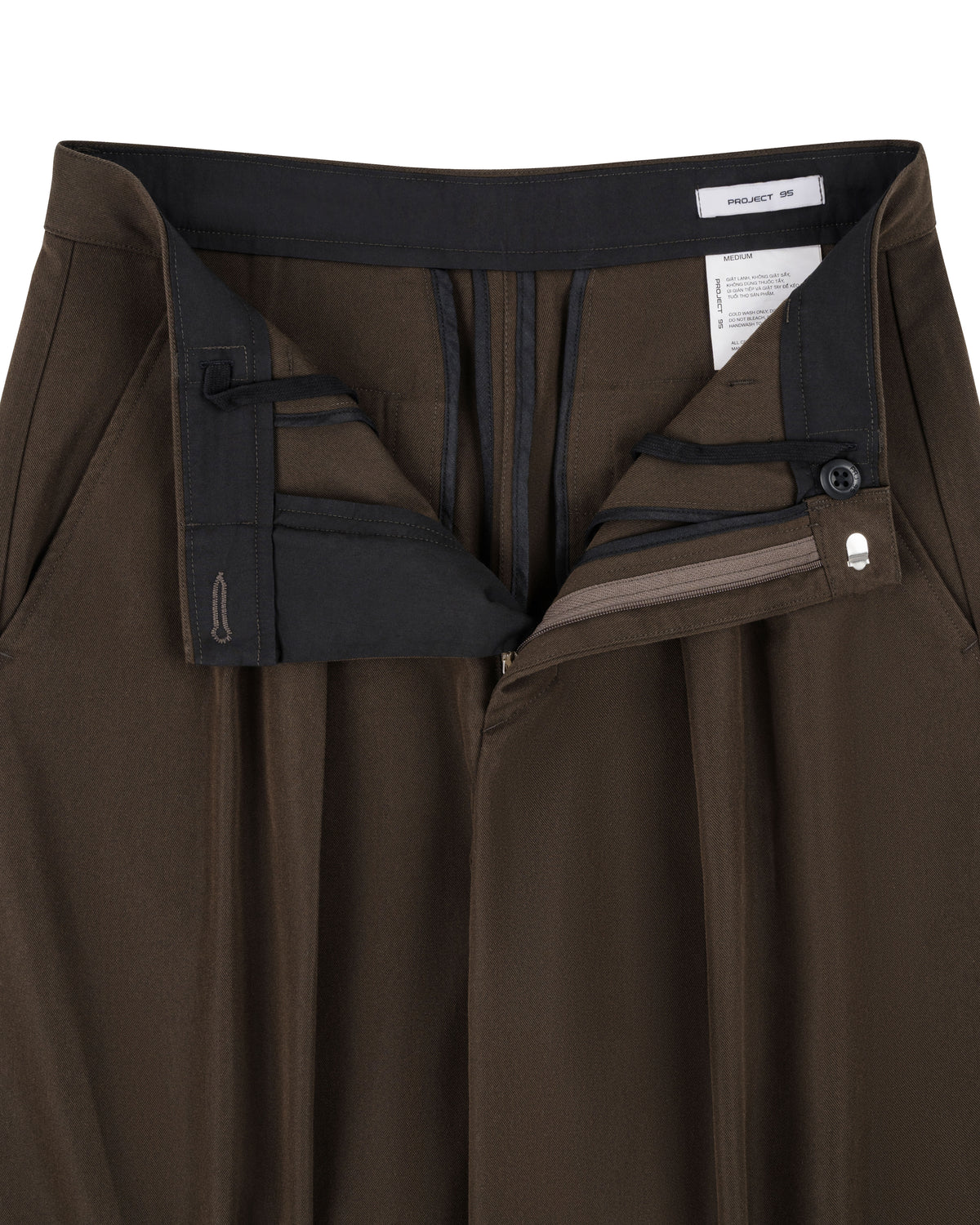 [95PROJECT] LINED BARREL PANTS