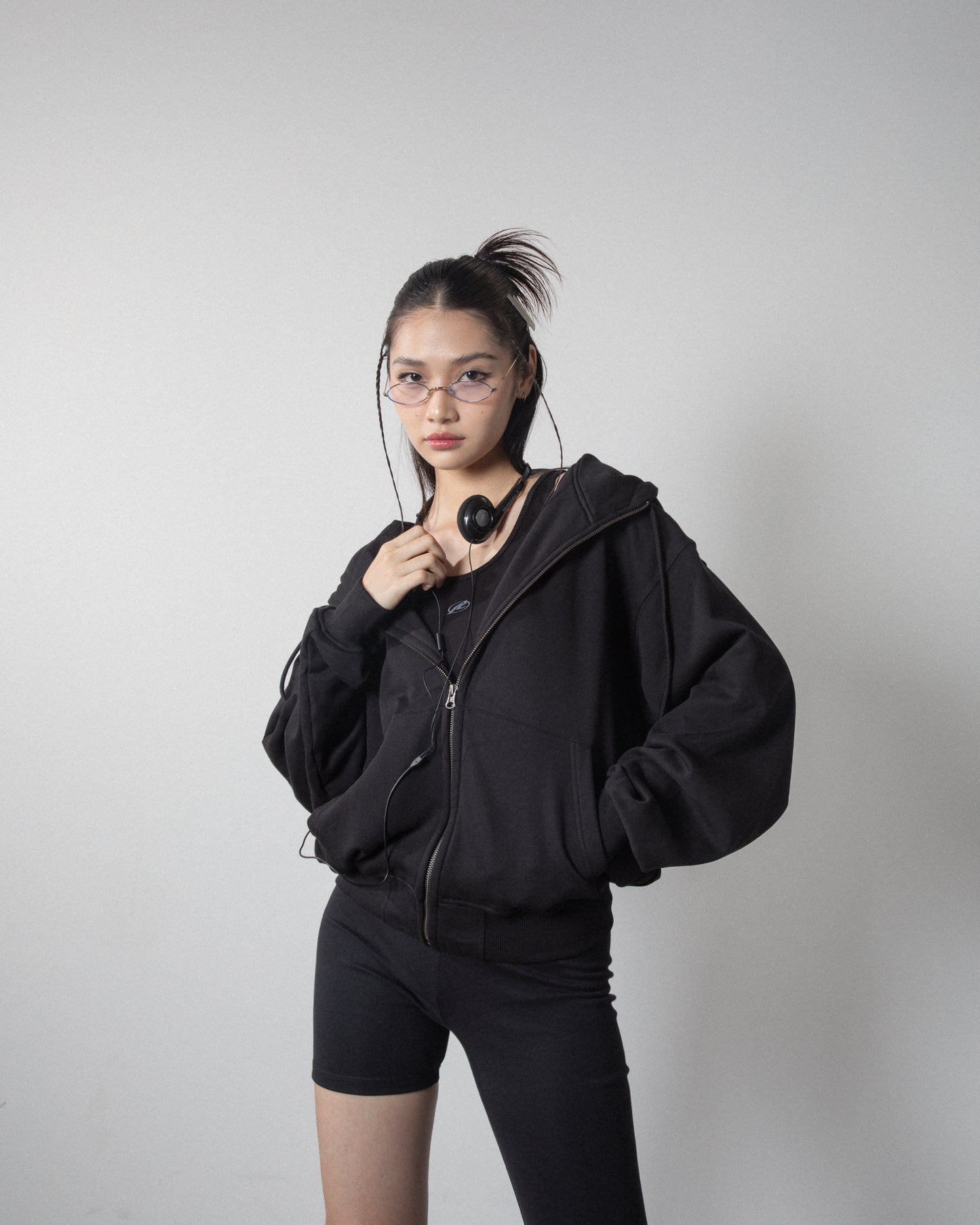 [95PROJECT] BLANK ZIPPED HOODIE