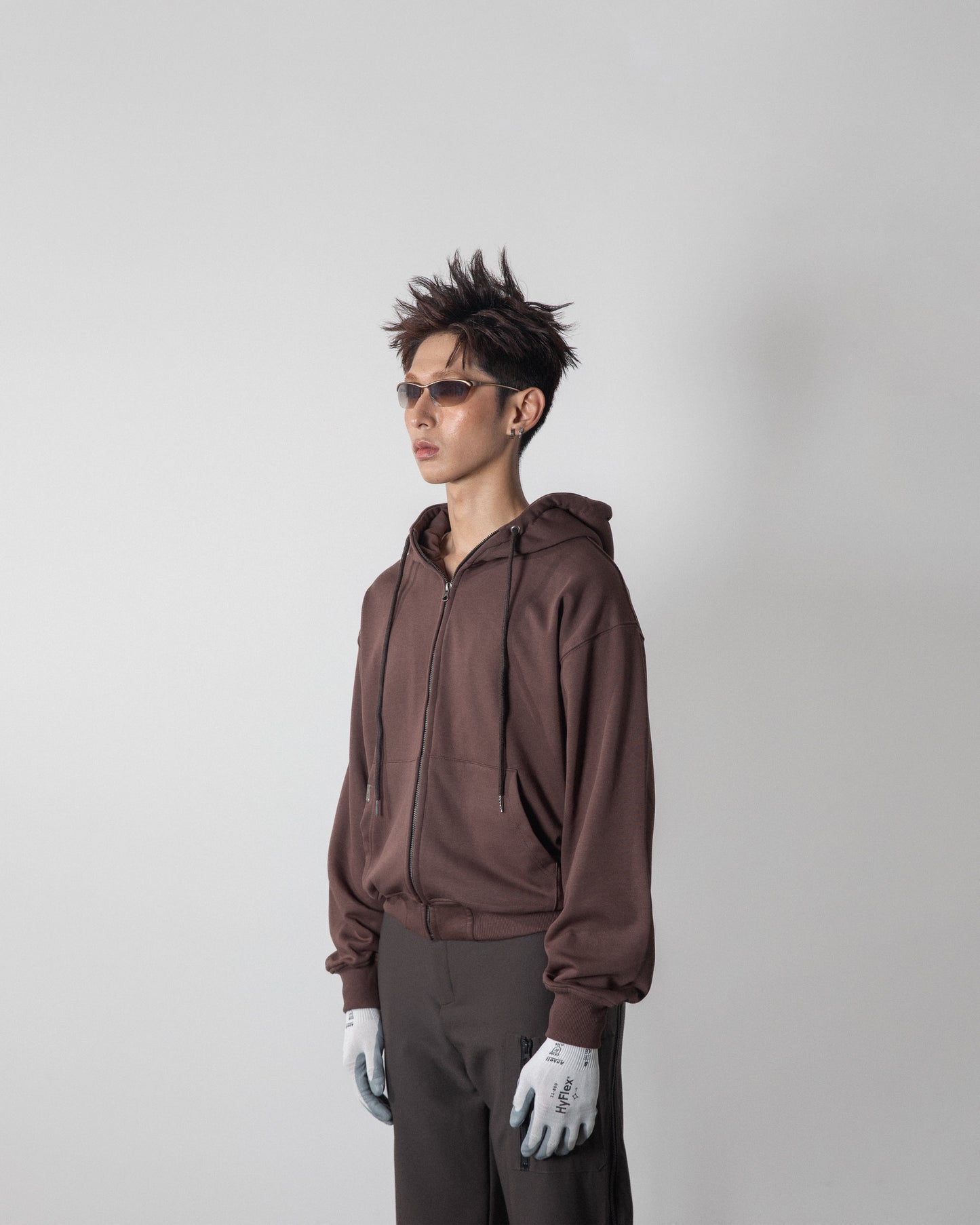 [95PROJECT] BLANK ZIPPED HOODIE