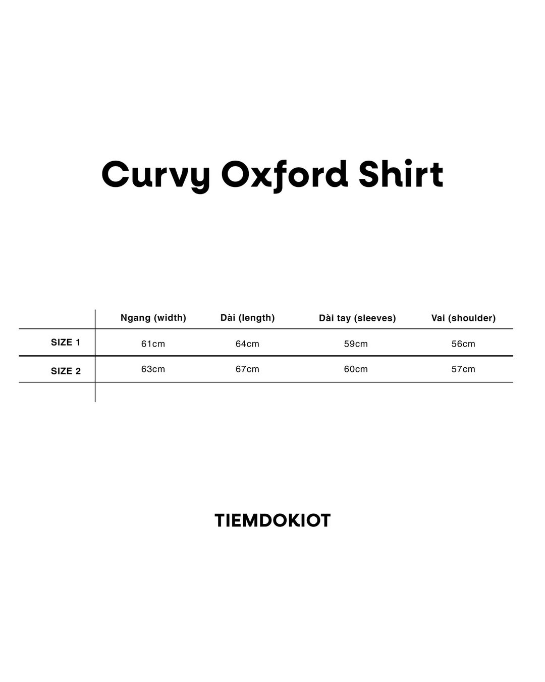 [TIEMDOKIOT] CURVY OXFORD SHIRT