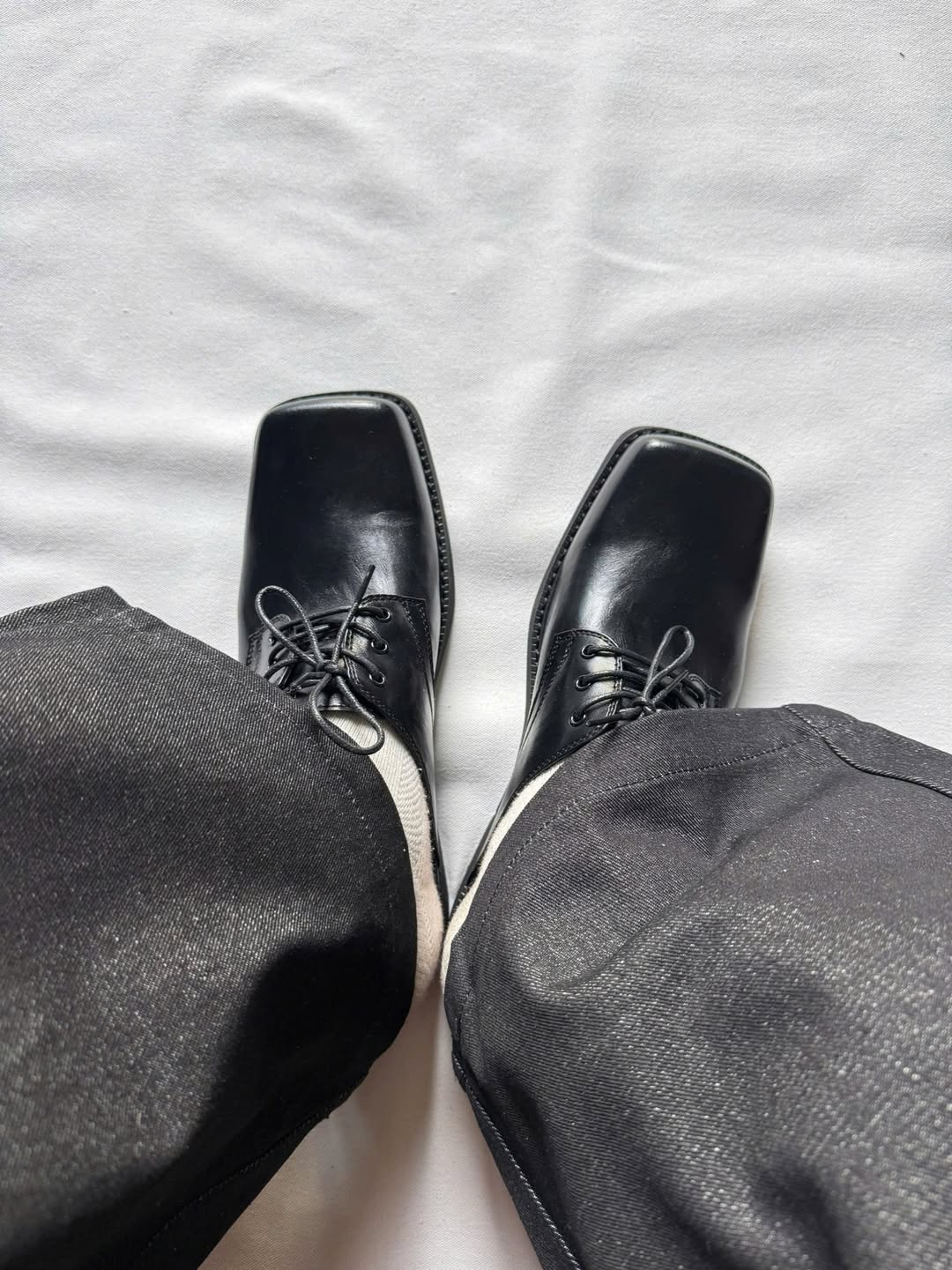 [TIEMDOKIOT] SQUARE-TOE MULES