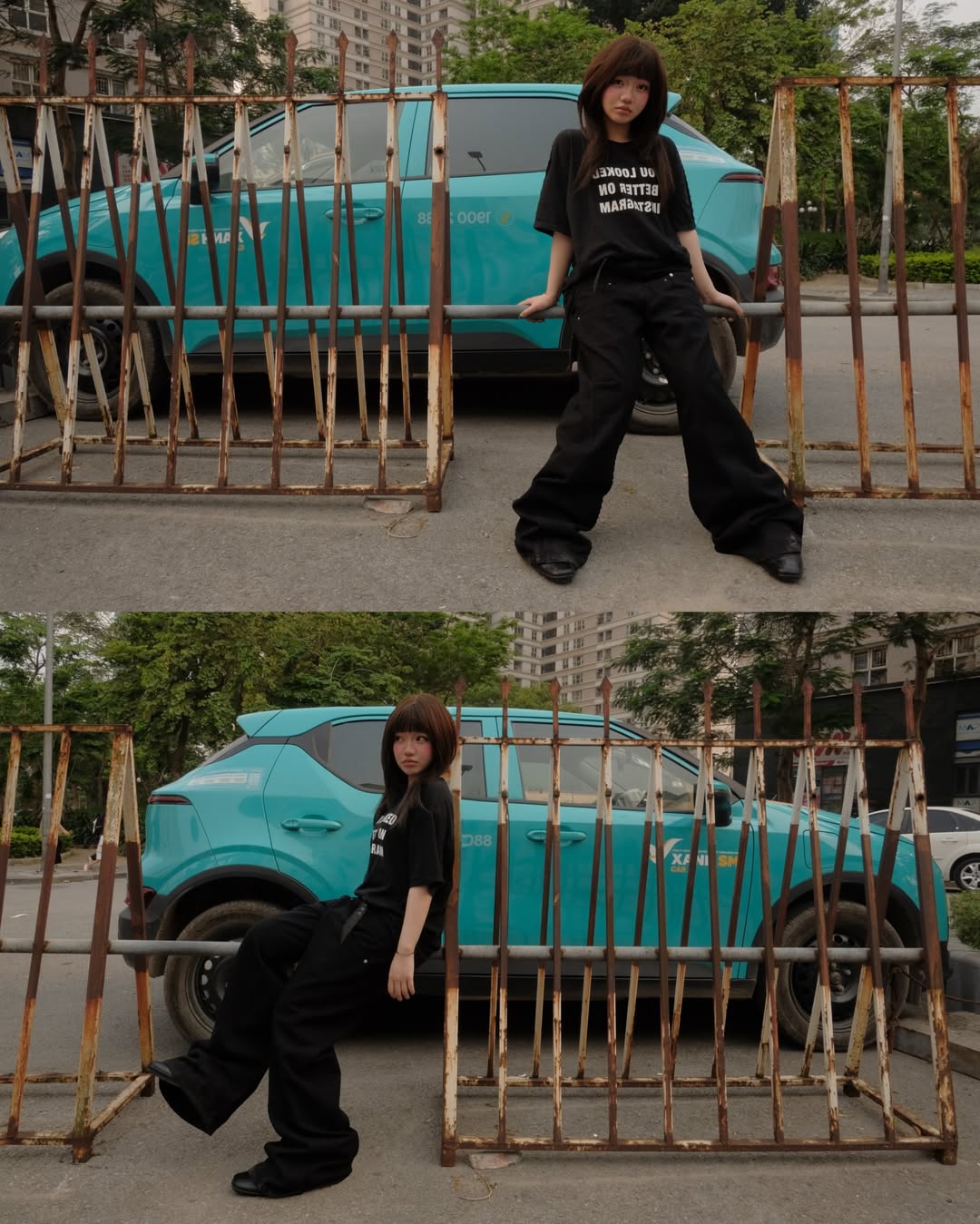 [1729] CUT-UP ENGINEERED JEANS