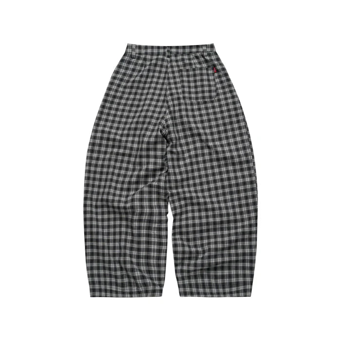 [PUSHPUSH] GINGHAM WIDE PANTS