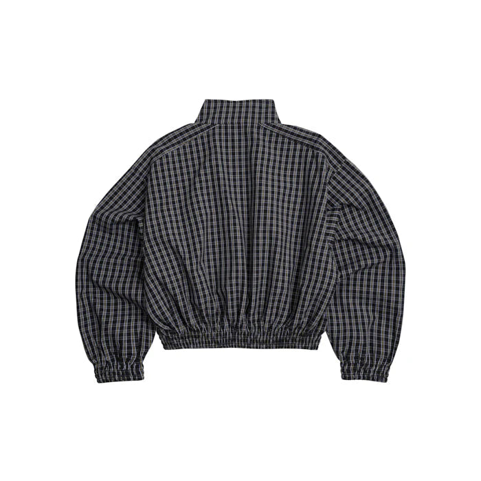 [PUSHPUSH] GINGHAM ZIP JACKET