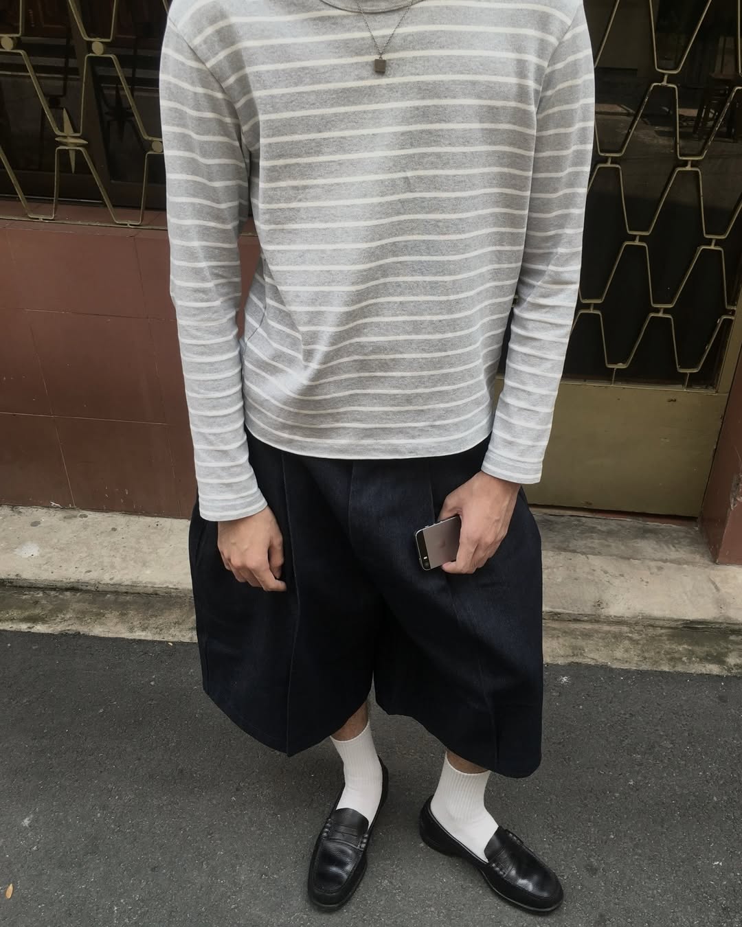 [TIEMDOKIOT] RAWDENIM SHORT WIDE - LEG