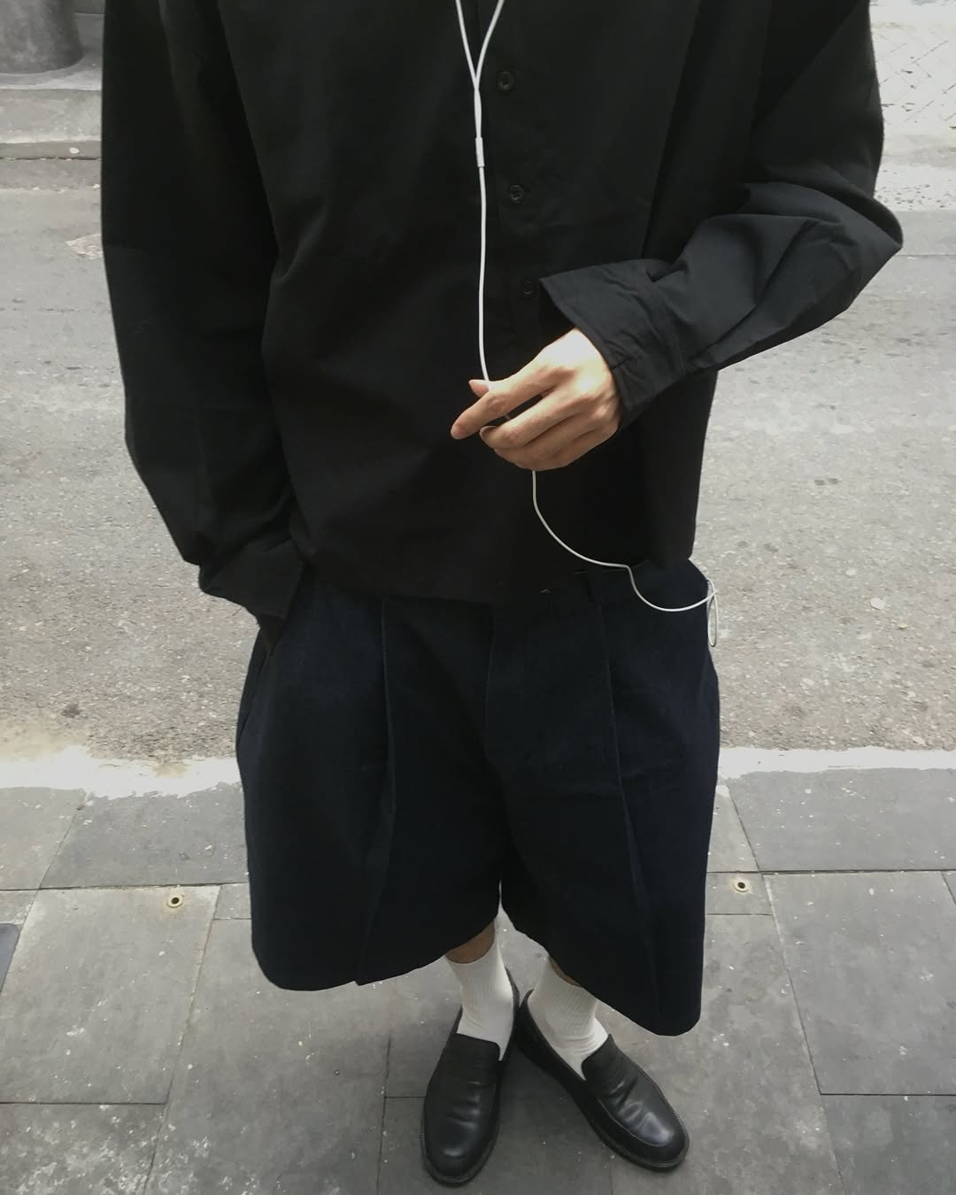 [TIEMDOKIOT] RAWDENIM SHORT WIDE - LEG