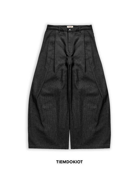 [TIEMDOKIOT] RAW DENIM PLEATED