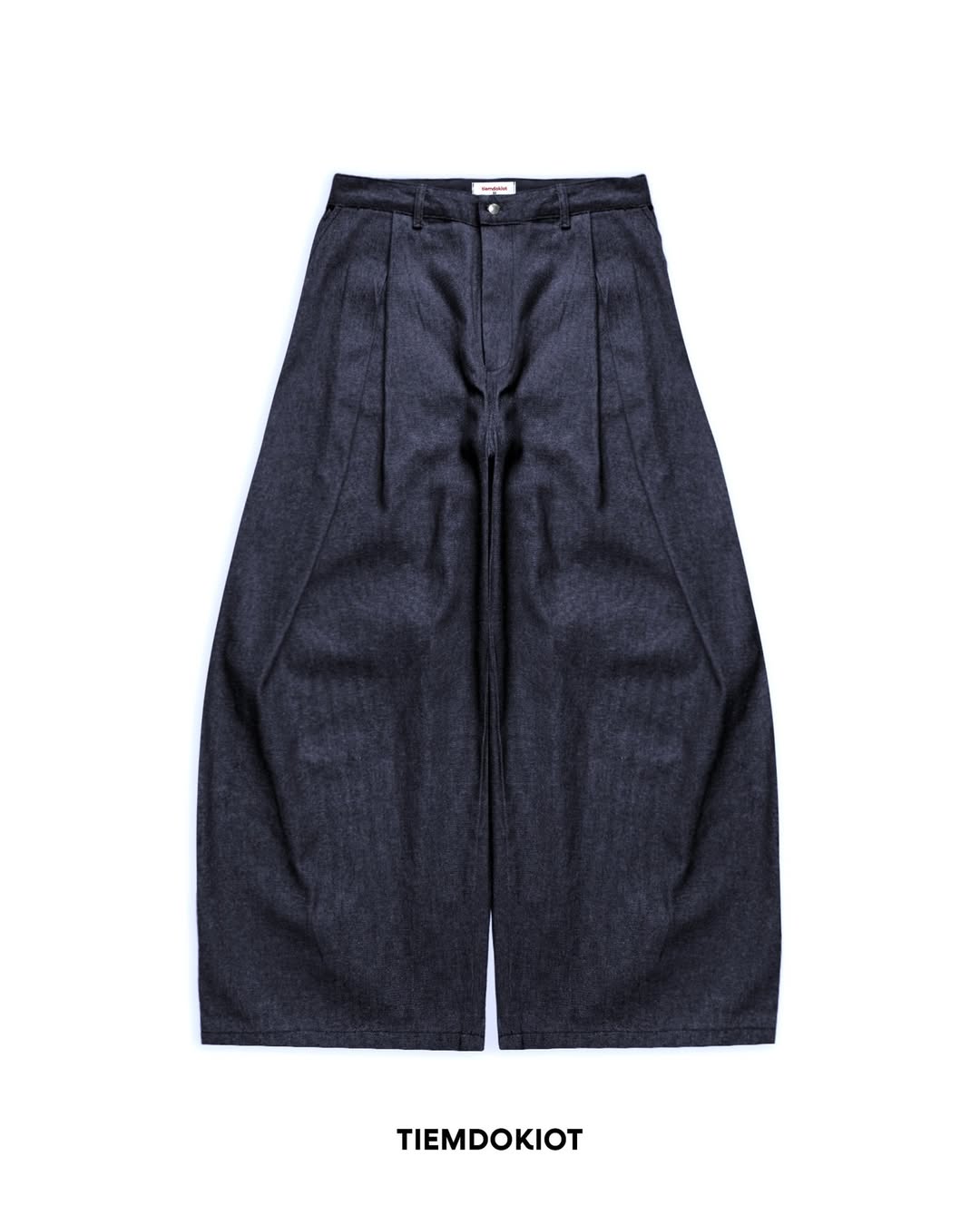 [TIEMDOKIOT] RAW DENIM PLEATED