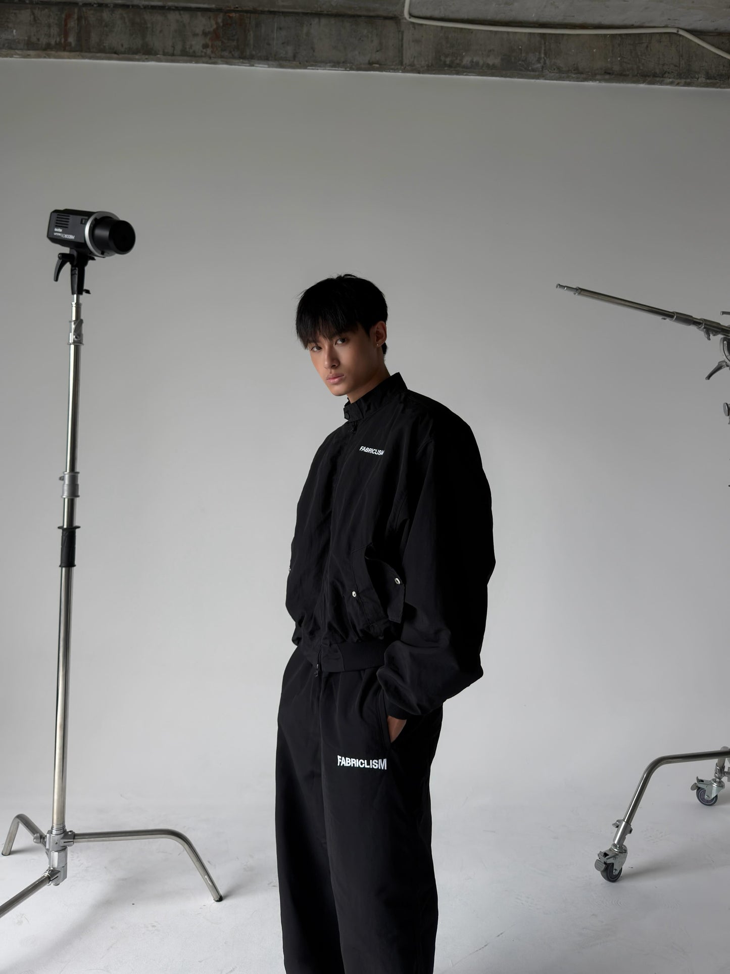 [FABRICLISM] 2 LAYERS NYLON JACKET