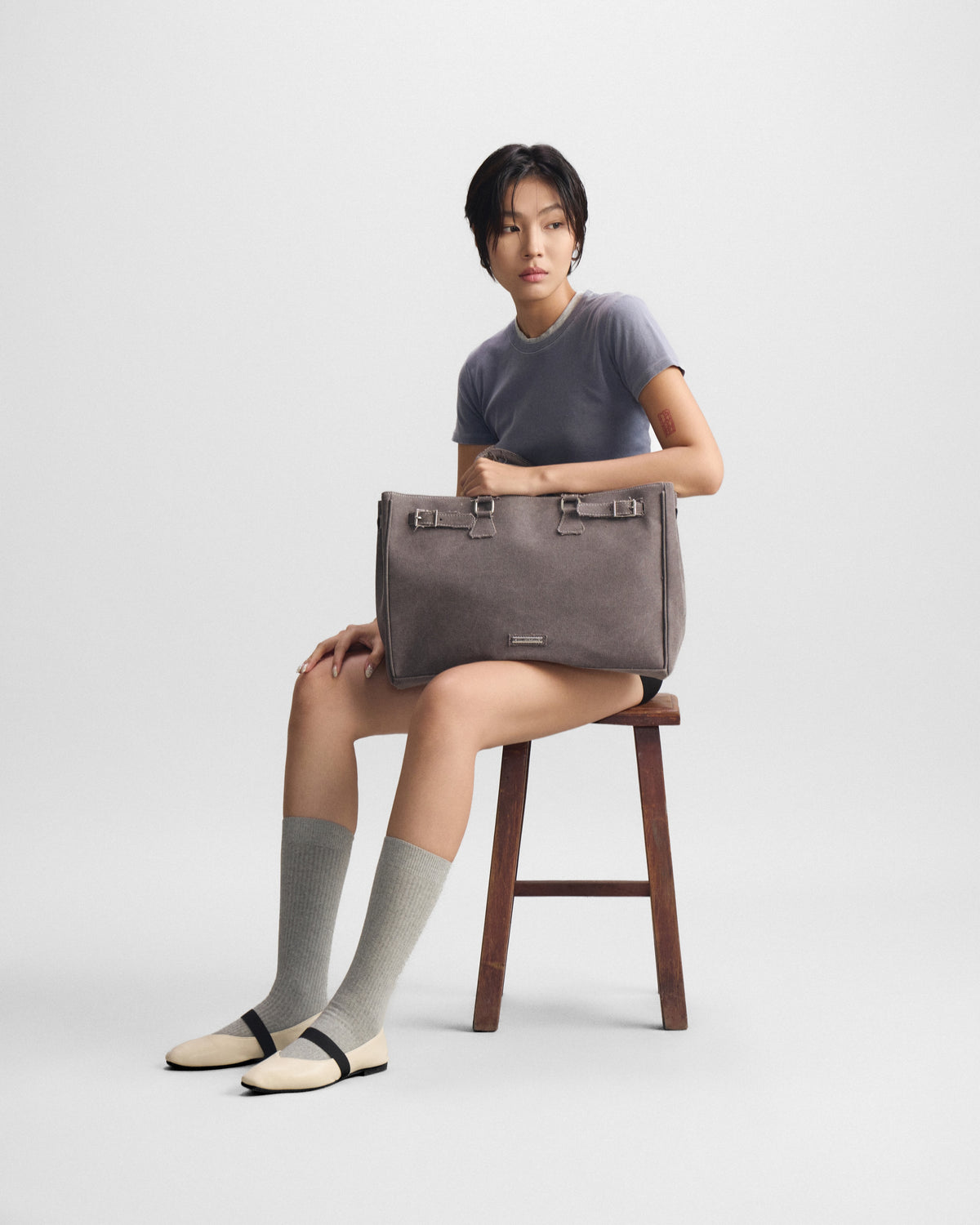 [LESENS] JANE - MAMA USED CANVAS BAG Large