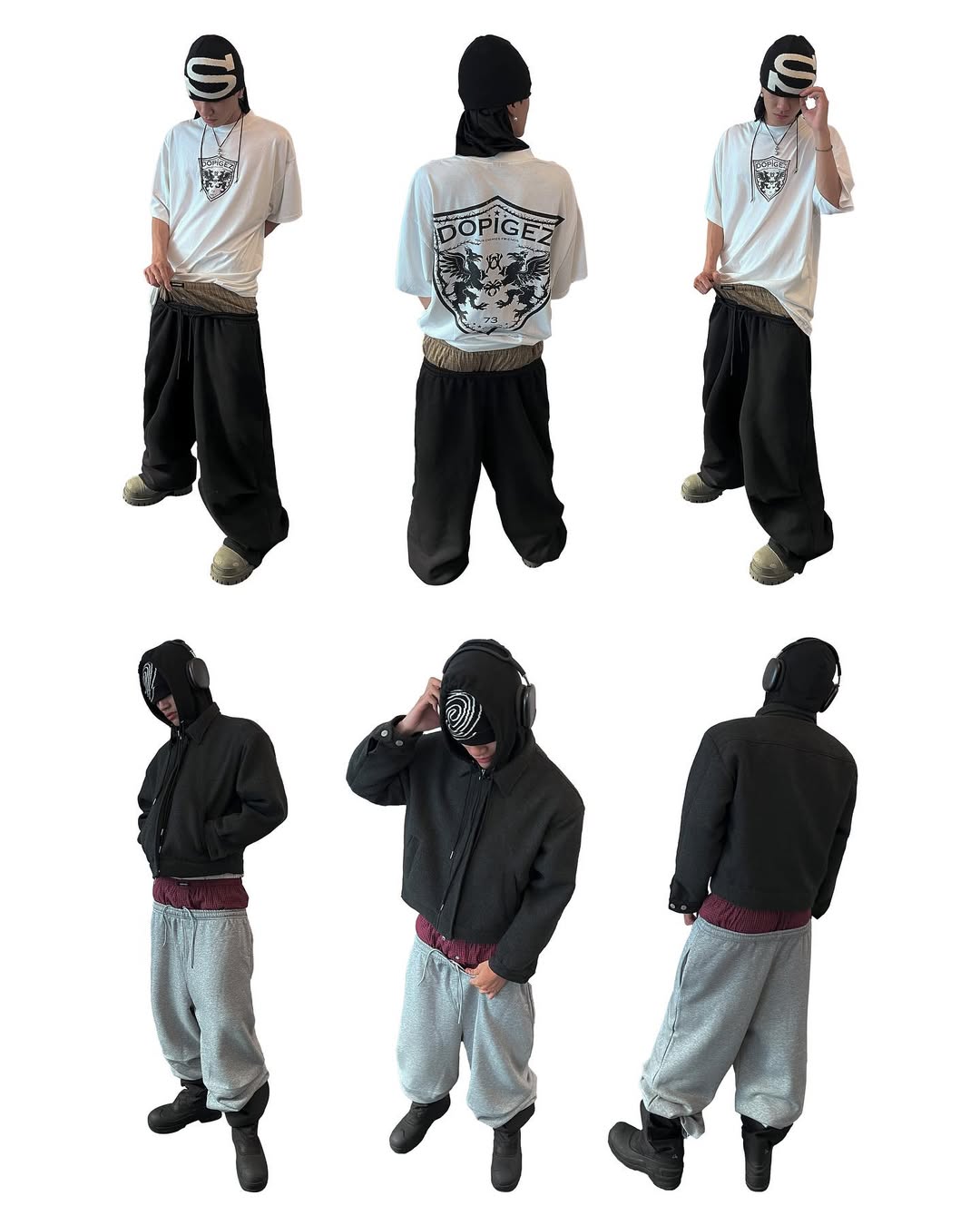 [DOPIGEZ] SAGGING SWEATPANTS