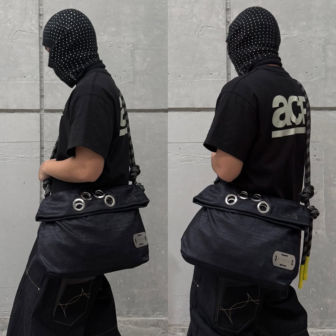 [PISTOL] DARK METALLIC DENIM KITBAG