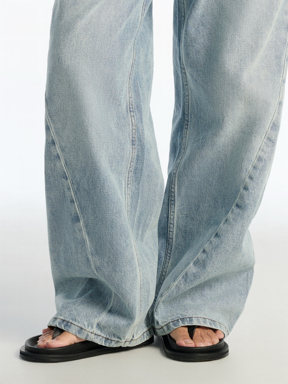 [95PROJECT] TWISTED WIDE JEANS