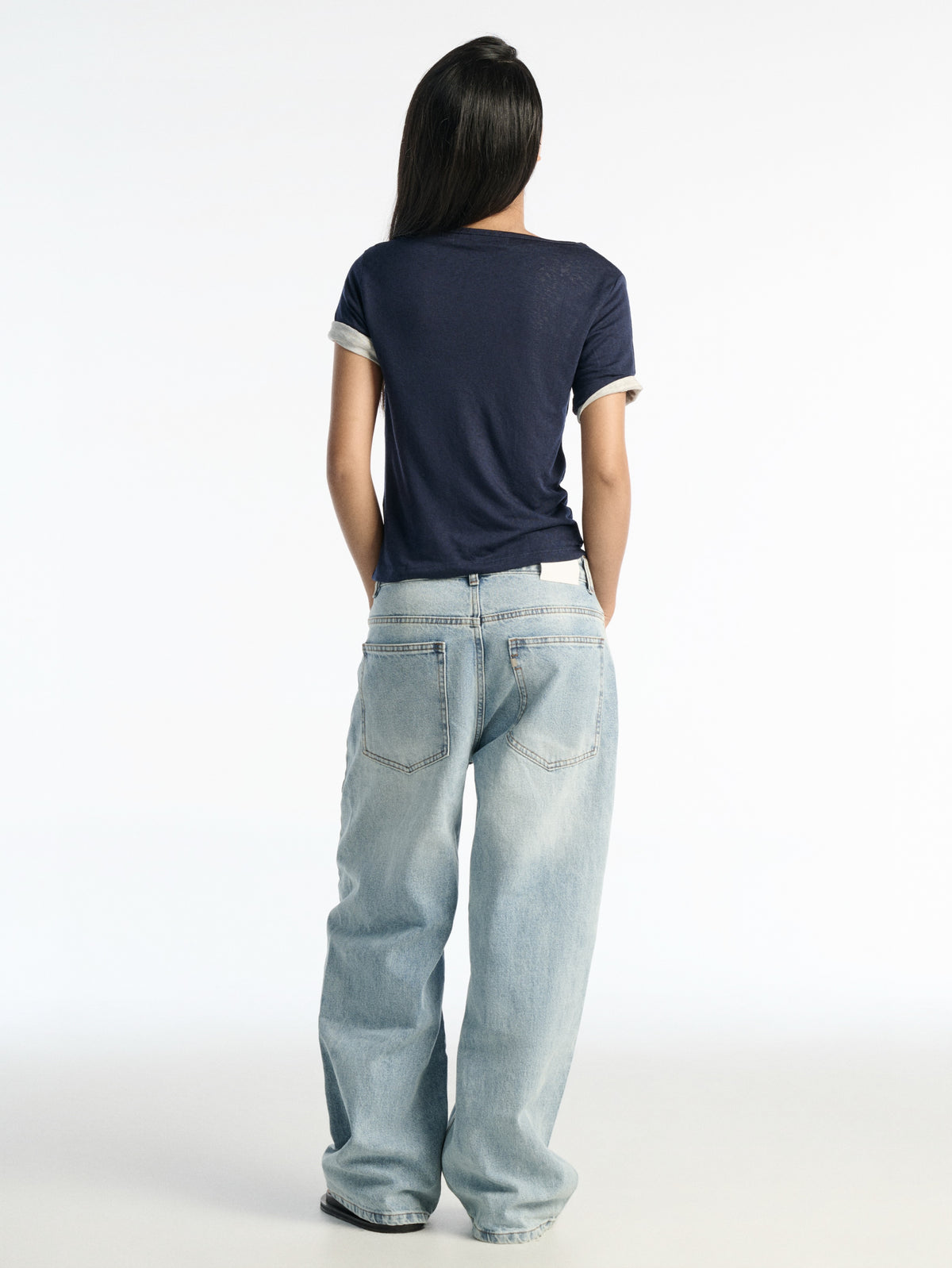 [95PROJECT] TWISTED WIDE JEANS