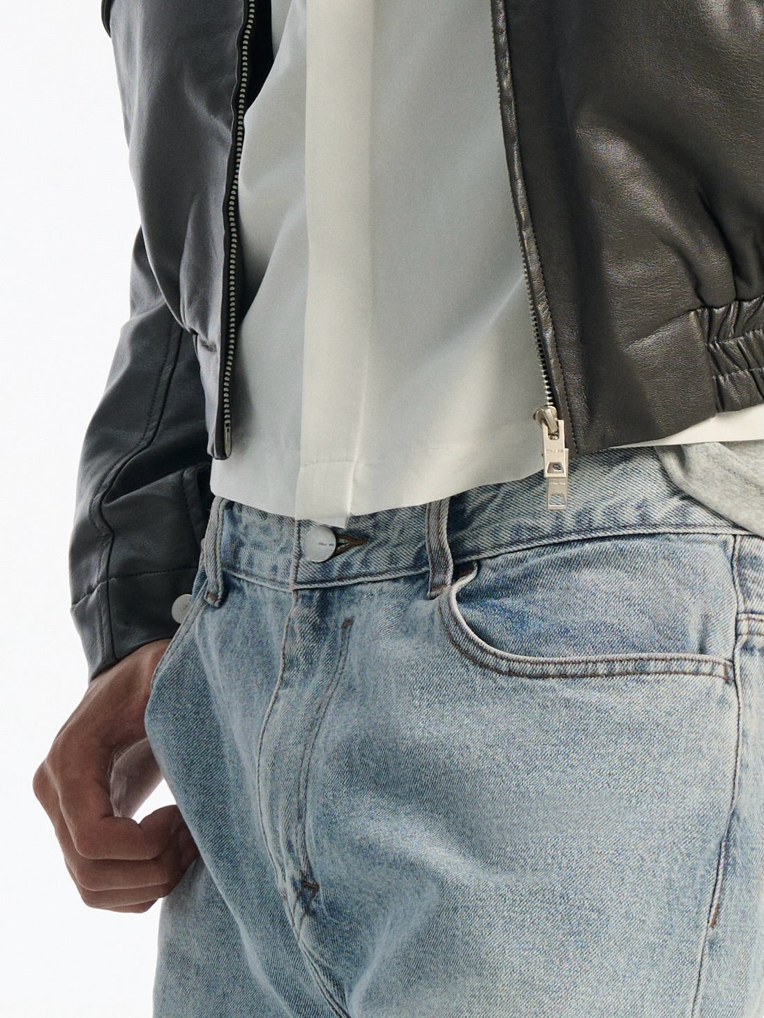 [95PROJECT] TWISTED WIDE JEANS