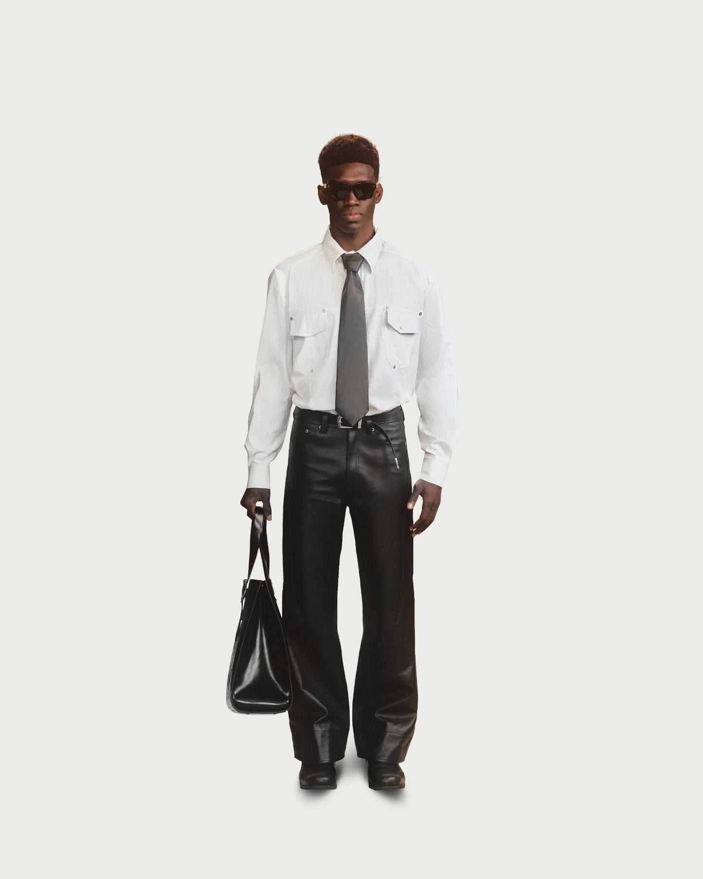 [ALCYUS] ALMV | RIVET POCKET SHIRT