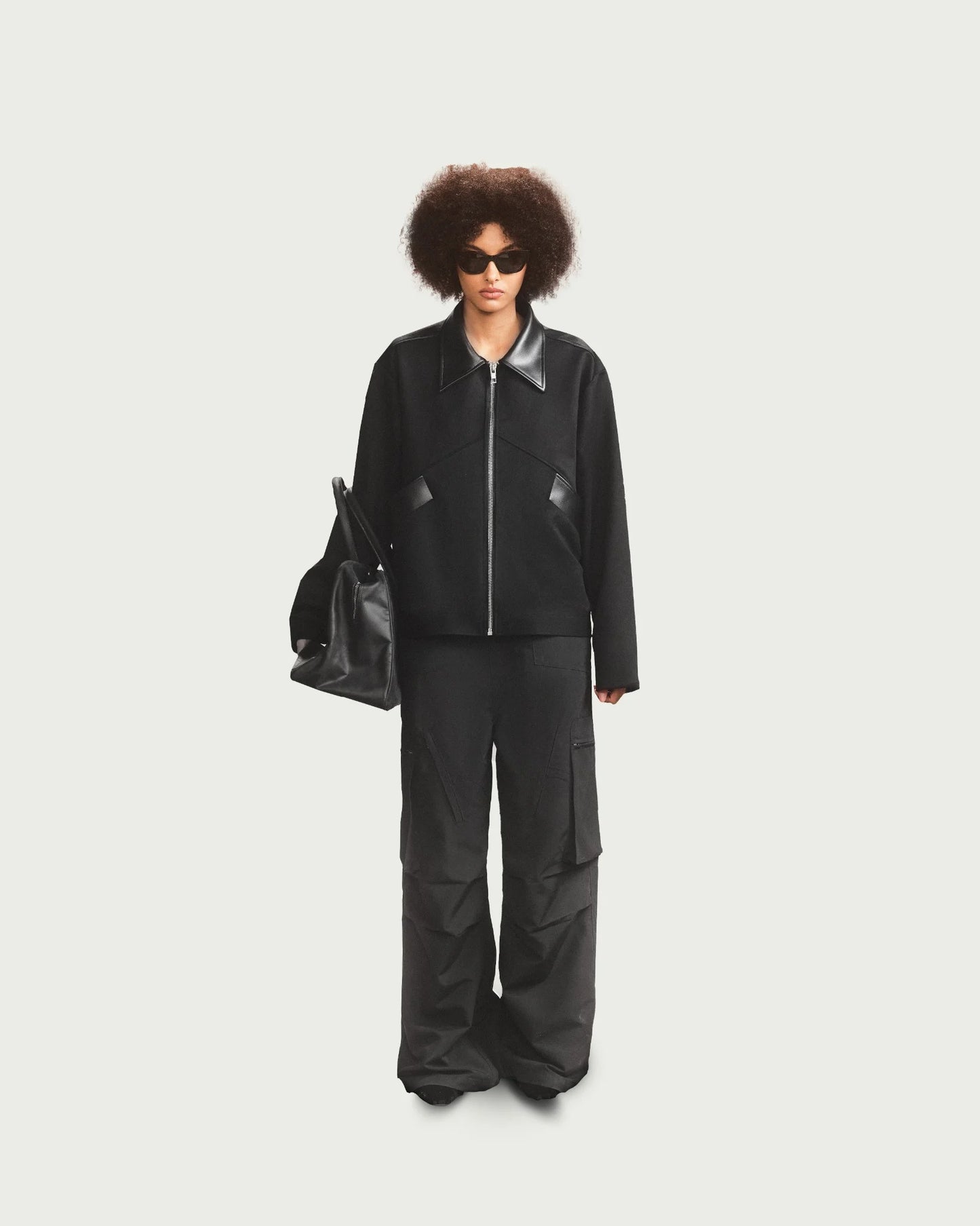 [ALCYUS] ALMV | OVERLAP ZIP JACKET