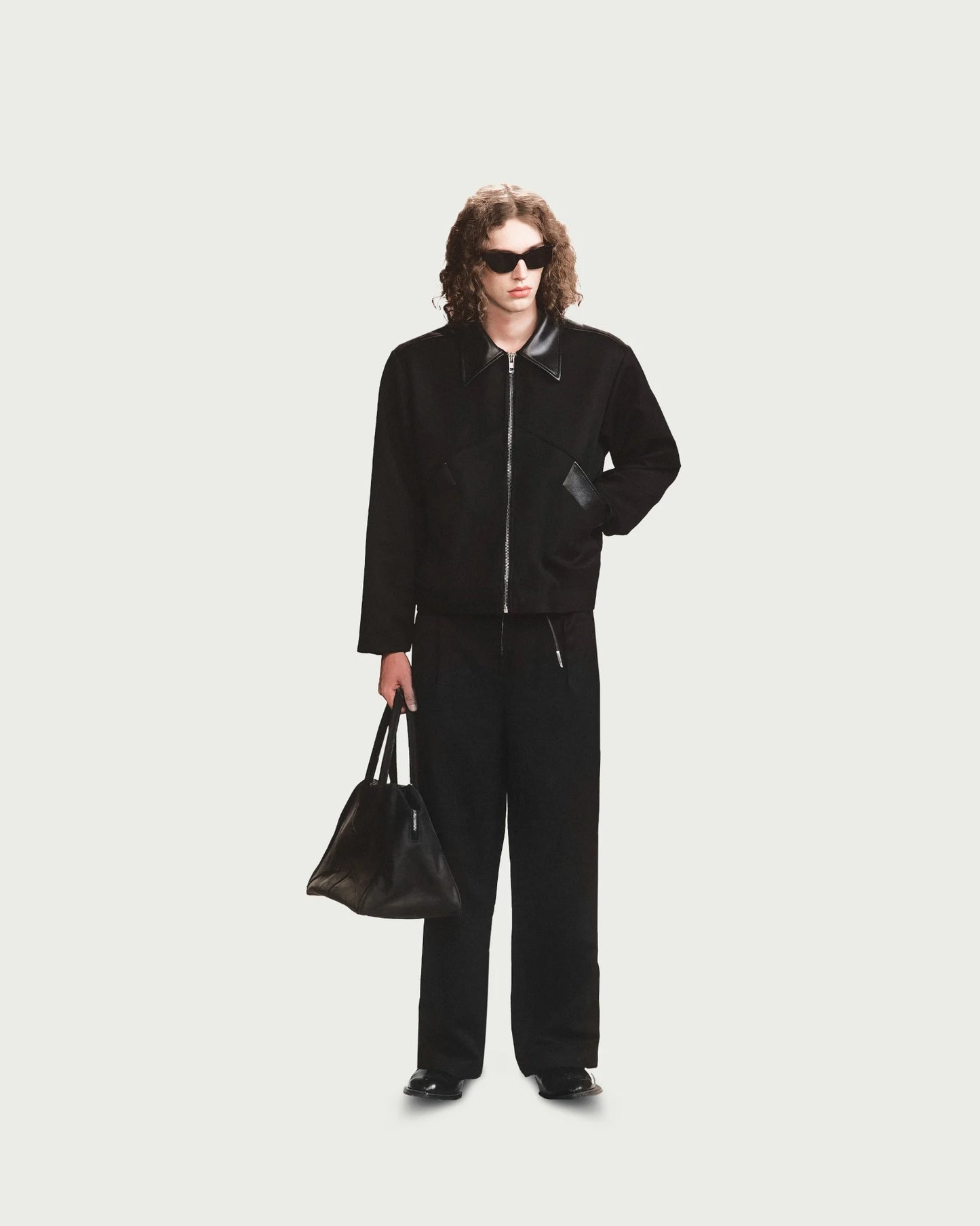 [ALCYUS] ALMV | OVERLAP ZIP JACKET