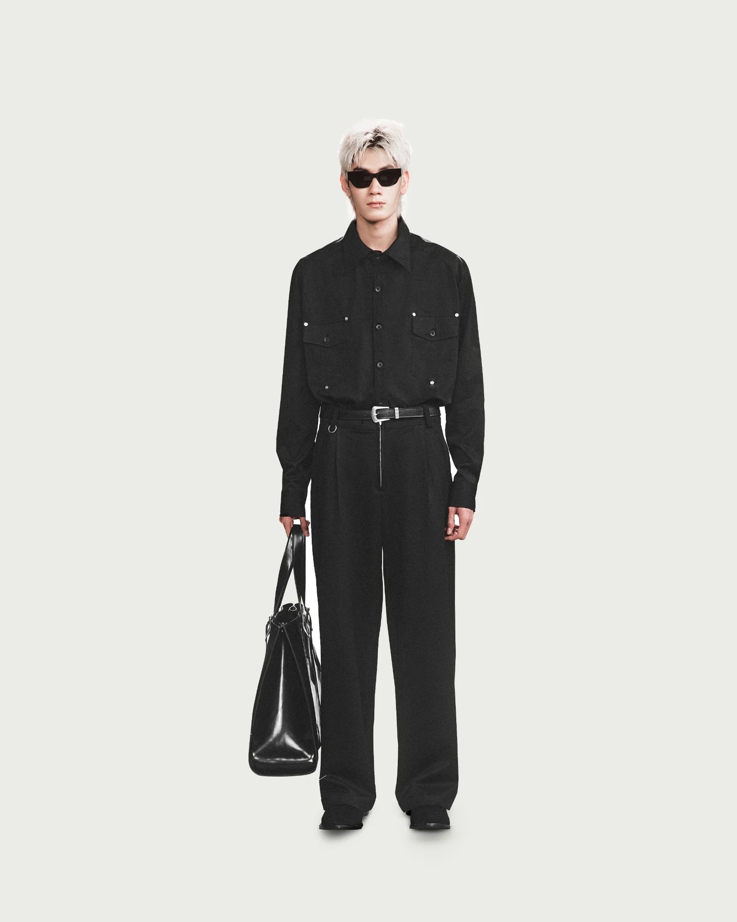 [ALCYUS] ALMV | PLEATED TROUSERS
