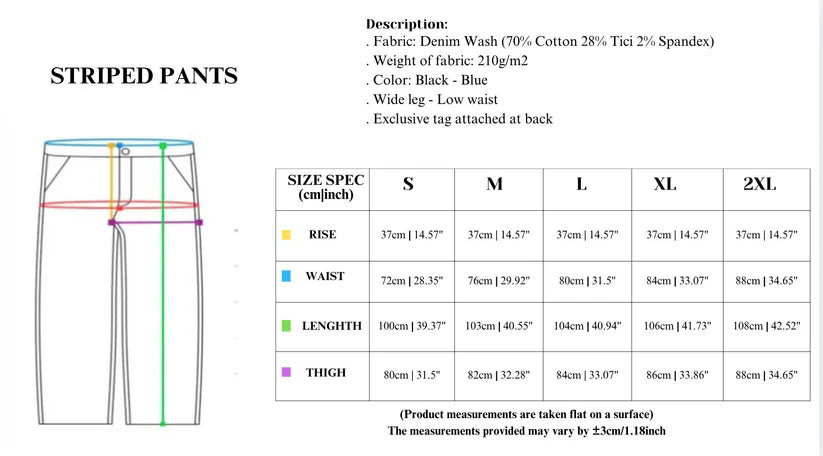 [PUSH PUSH] STRIPES PANTS