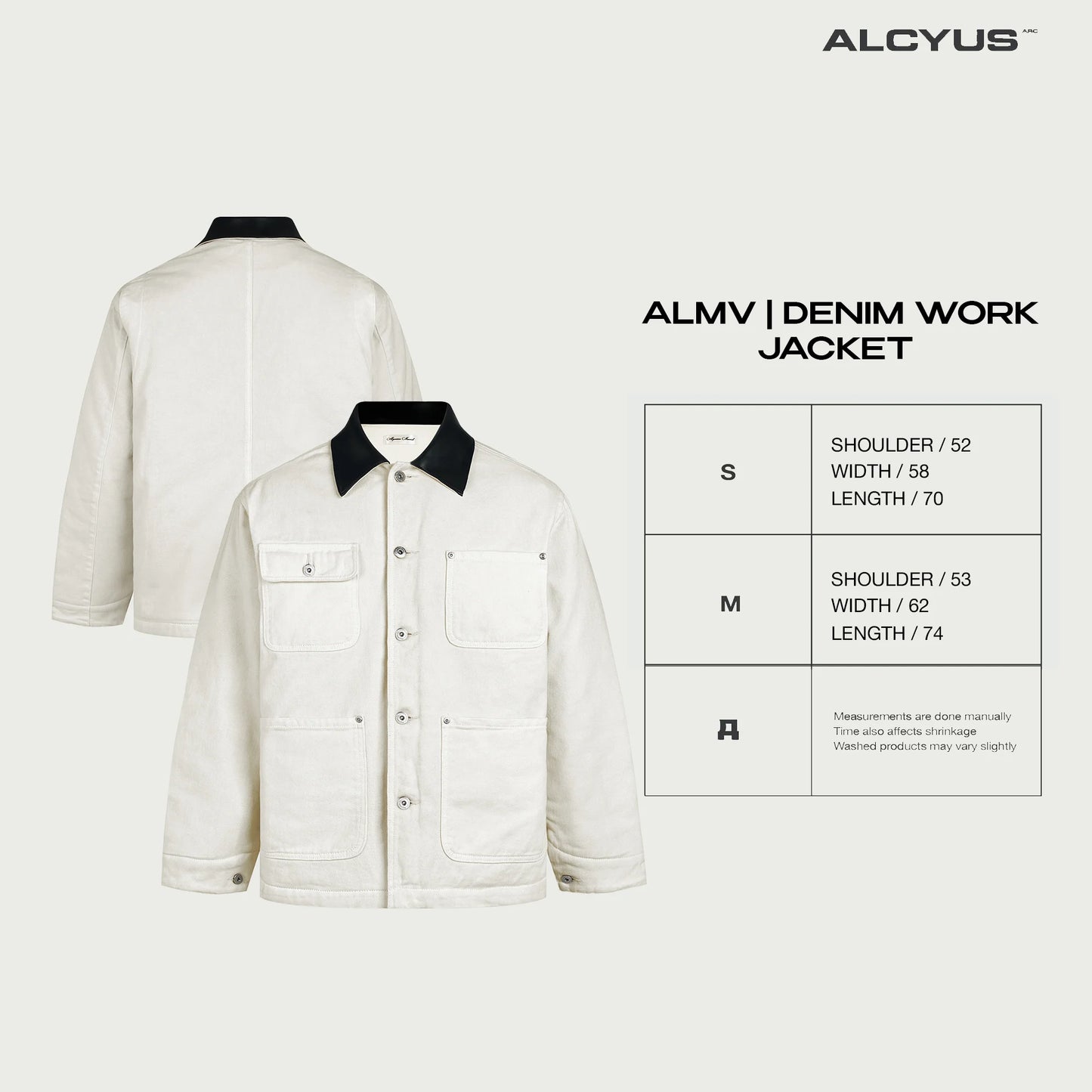 [ALCYUS] ALMV | WORK JACKET