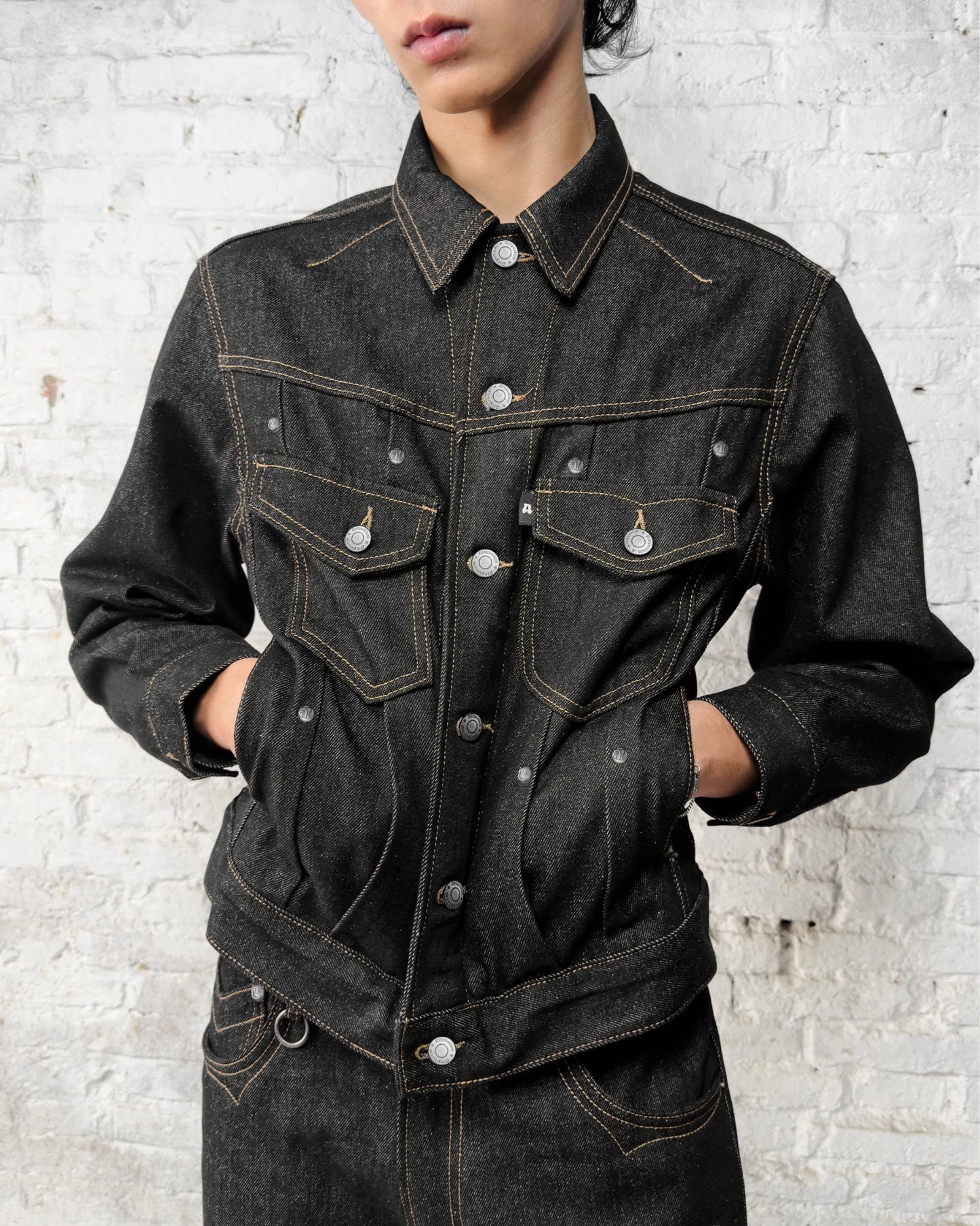 [ALCYUS] A24 DD RAW DENIM JACKET