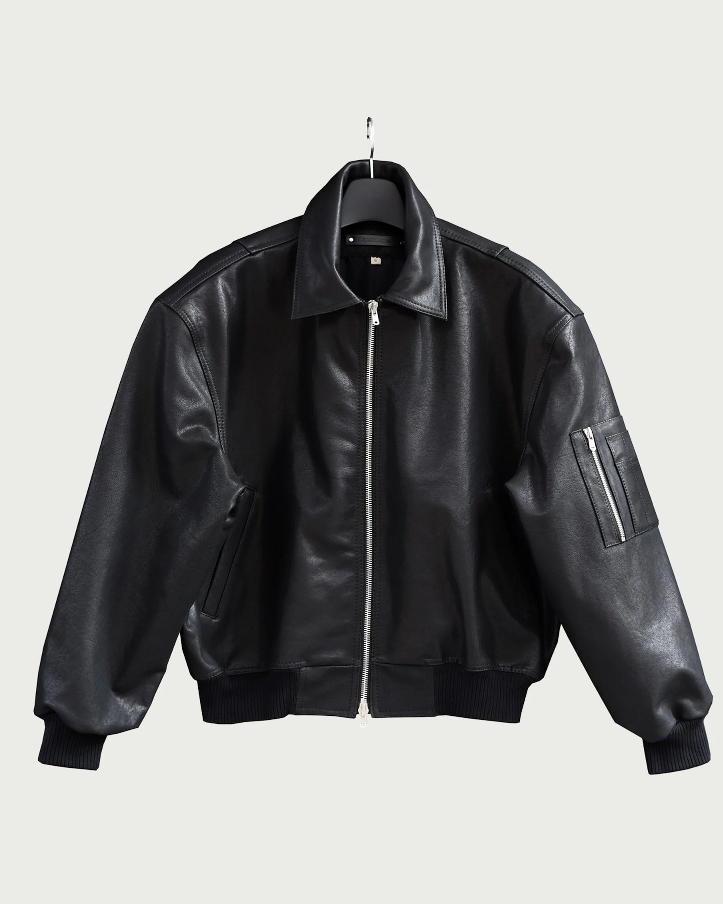 [ALCYUS] OILSKIN SHESKIN BOMBER