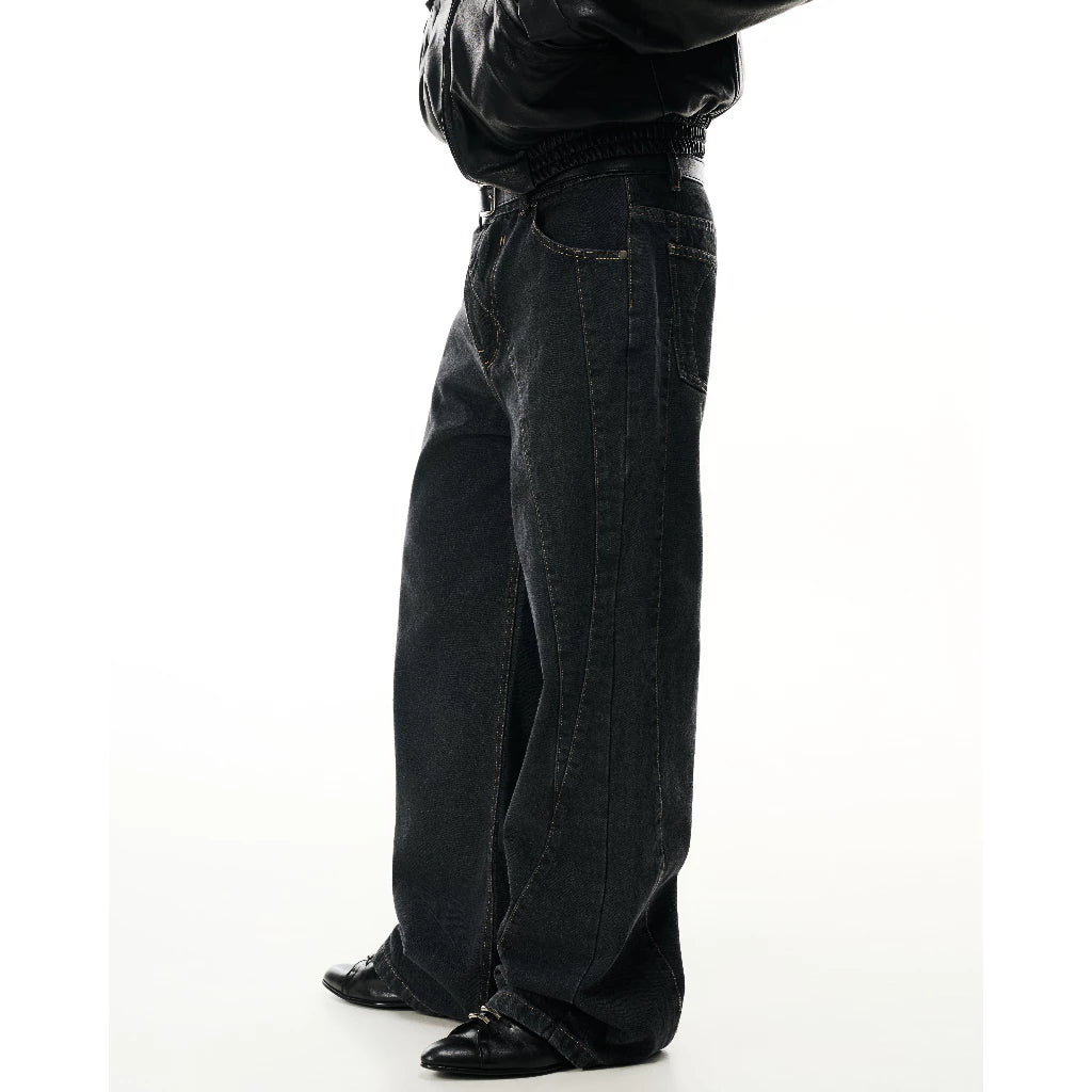 [95PROJECT] ASYMMETRIC FLARED JEAN