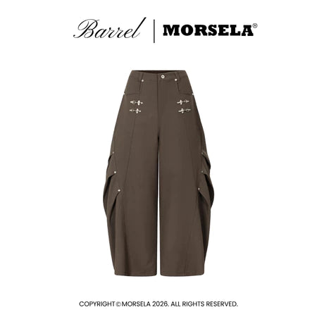 [MORSELA] BARREL PANTS