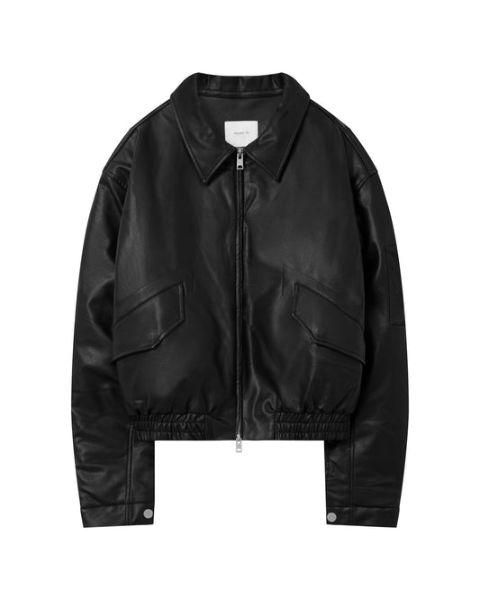 [95PROJECT] PILOT LEATHER JACKET
