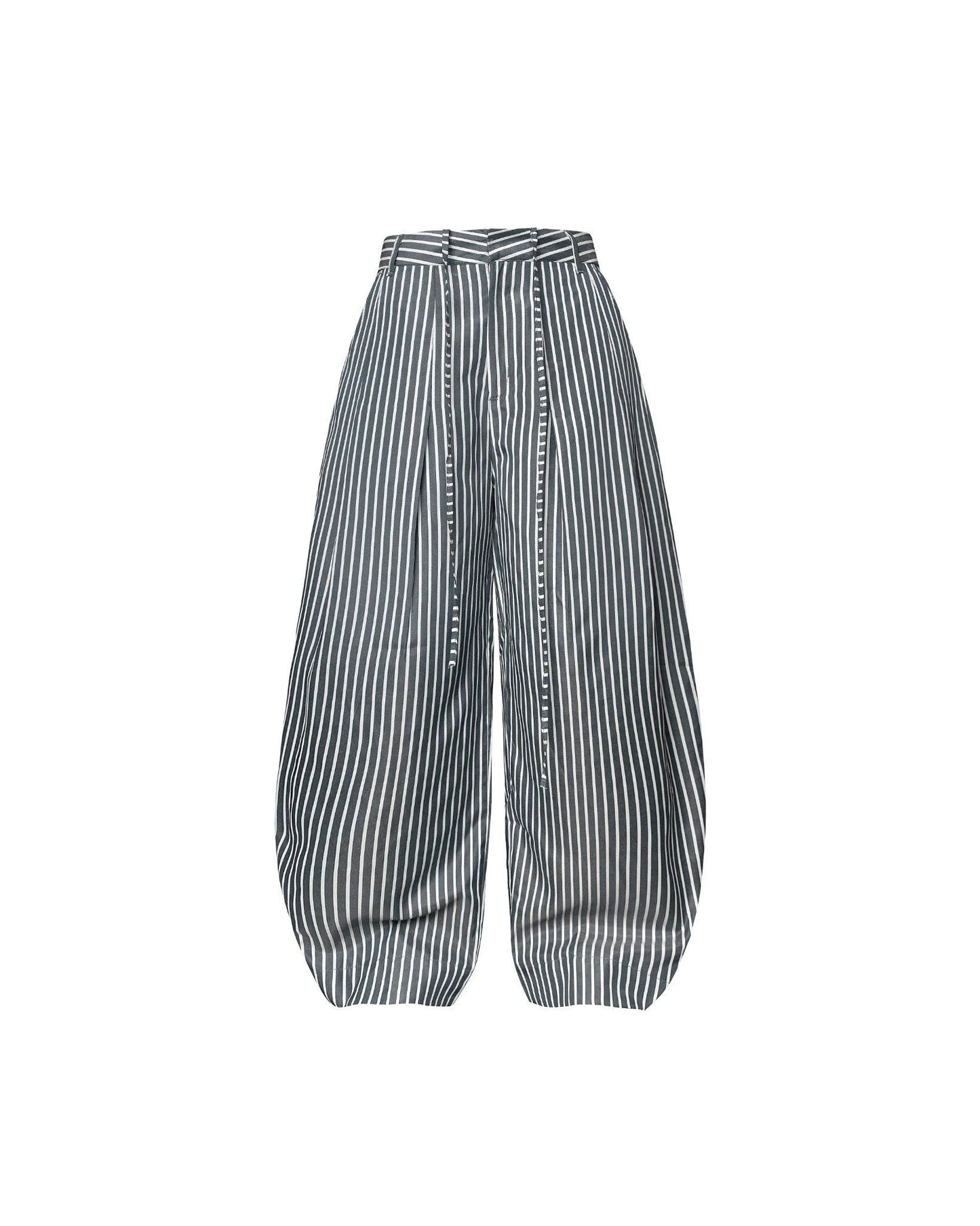 [HYPNOTISM] STRIPED CURVY TROUSERS