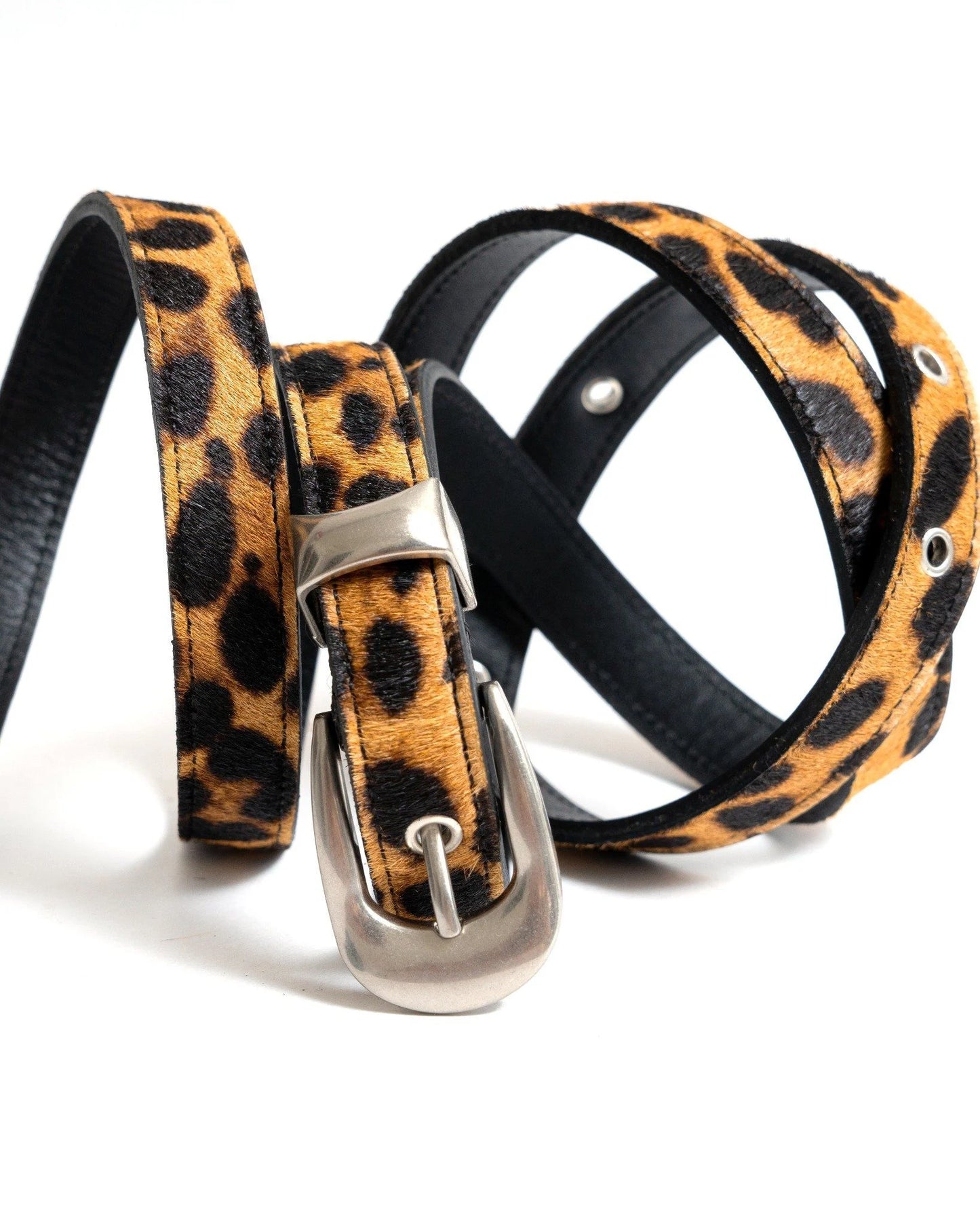 [MAHU] NARROW LEATHER BELT