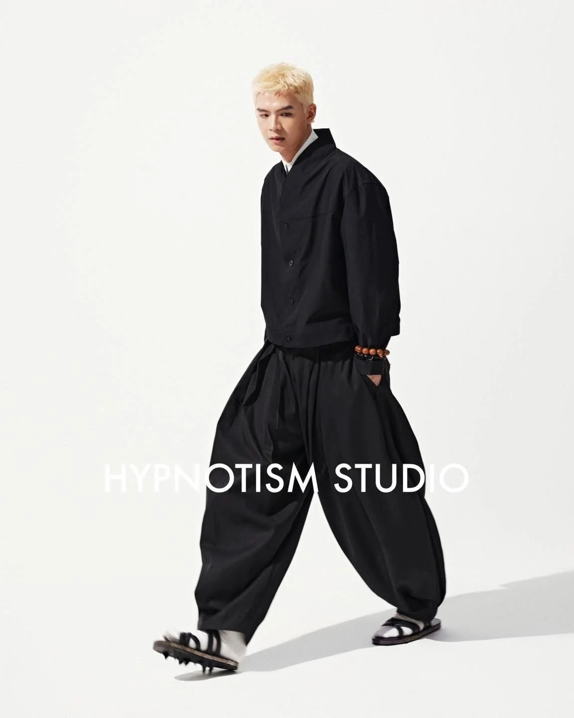 [HYPNOTISM] PUFF PLEATED TROUSERS