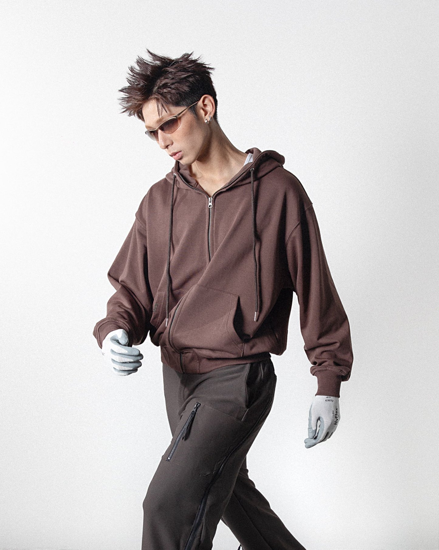 [95PROJECT] BLANK ZIPPED HOODIE