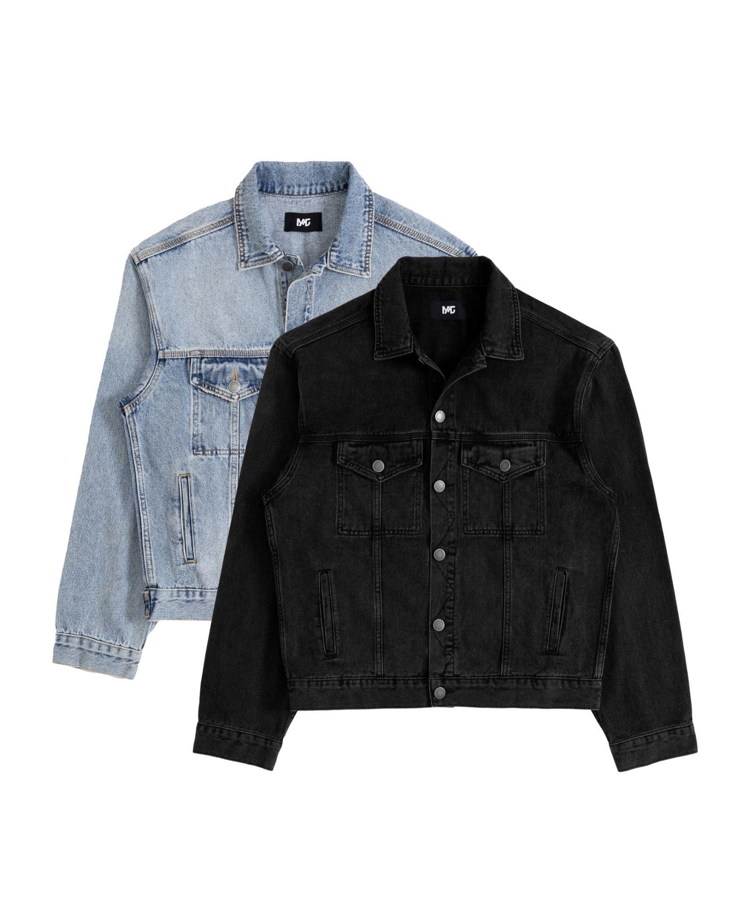 [MAHU] FADED DENIM JACKET