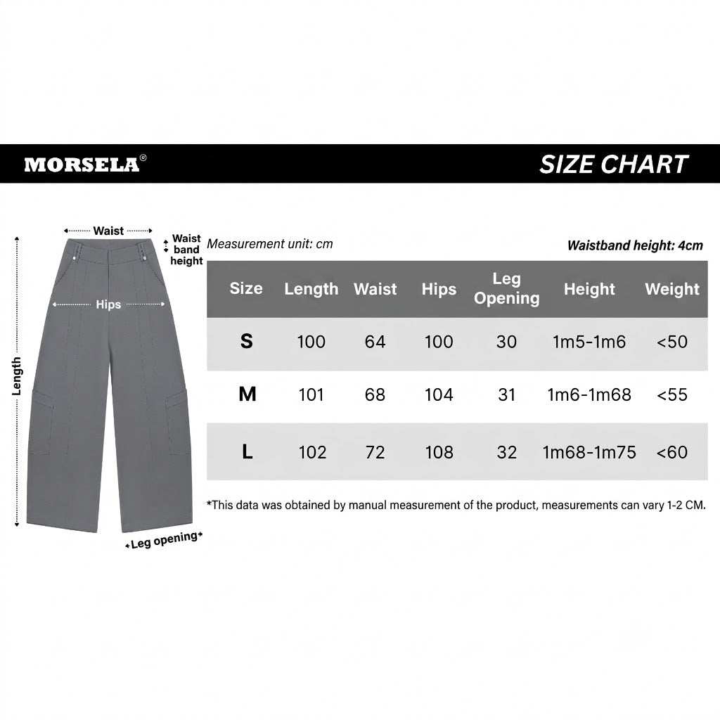 [MORSELA] BARREL PANTS