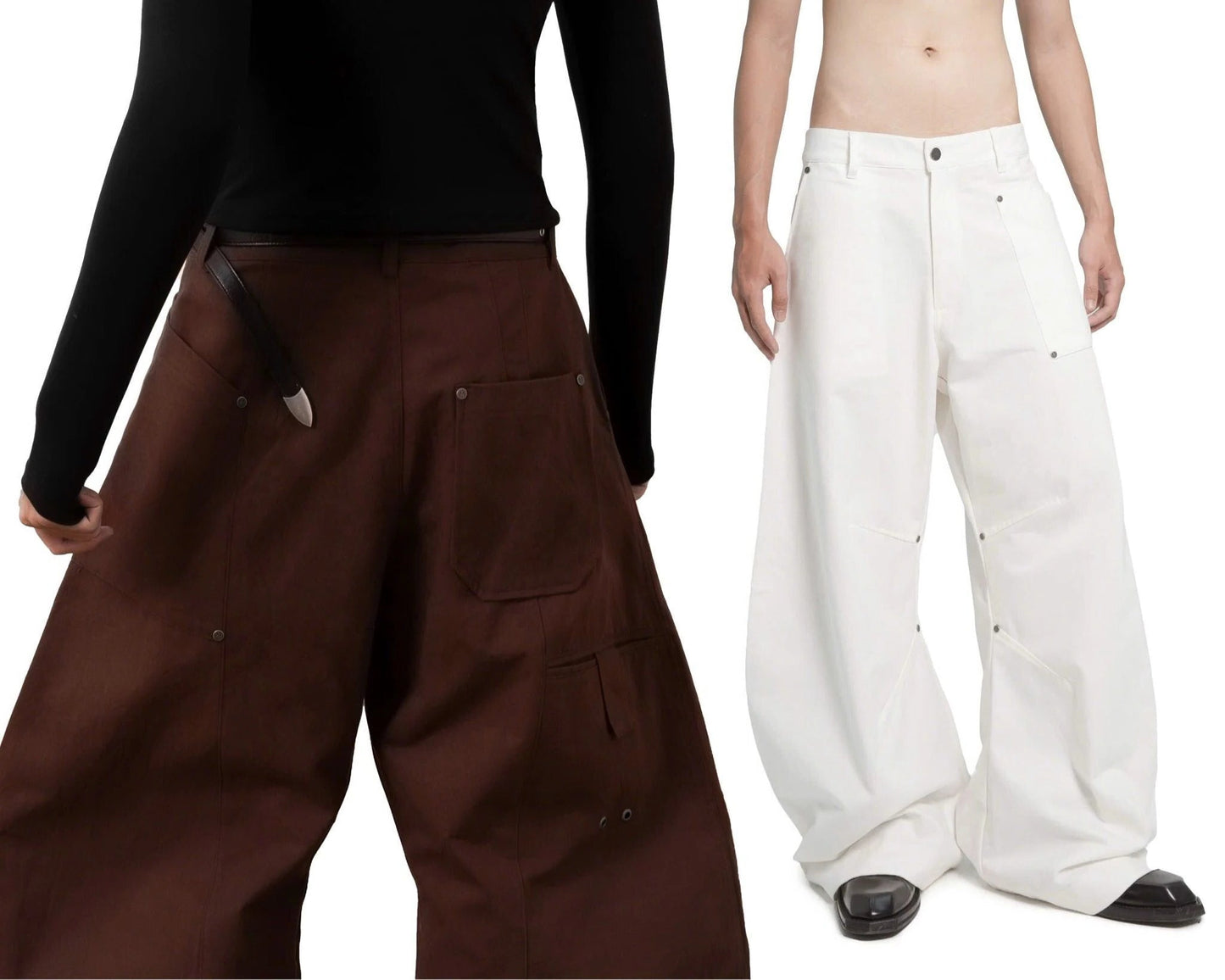 [MAHU] WIDE-LEG PANTS