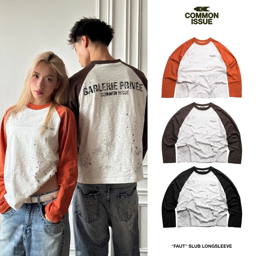 [COMMONISSUE] "FAUT” RAGLAN LONGSLEEVES