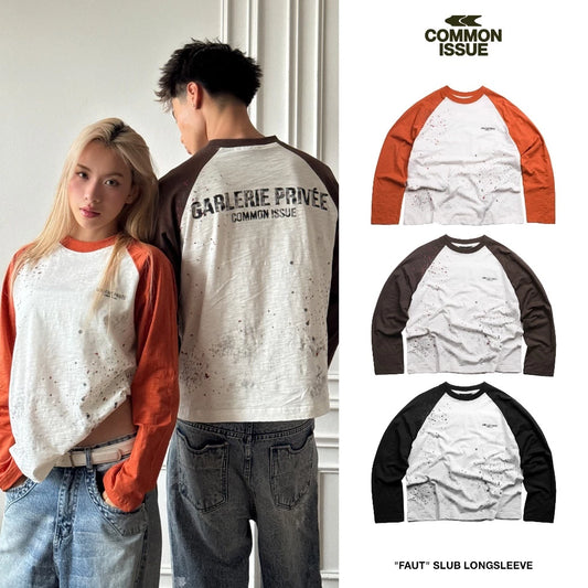 [COMMONISSUE] "FAUT” RAGLAN LONGSLEEVES