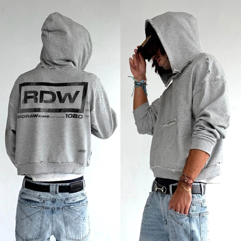 [RDRAW] B26 DISTRESSED HOODIE