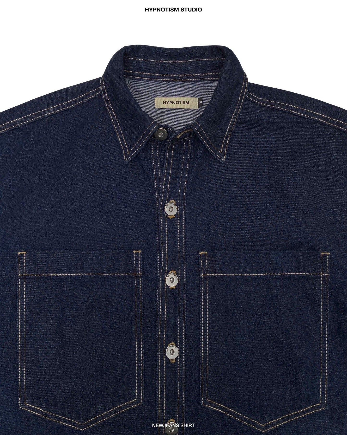 [HYPNOTISM] INDIGO NEWJEANS SHIRT