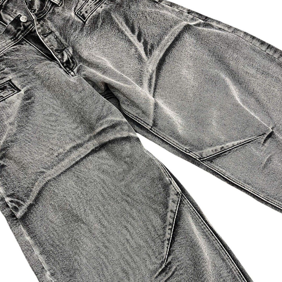 [ROIWORKSHOP] Double Waist Washed Jeans