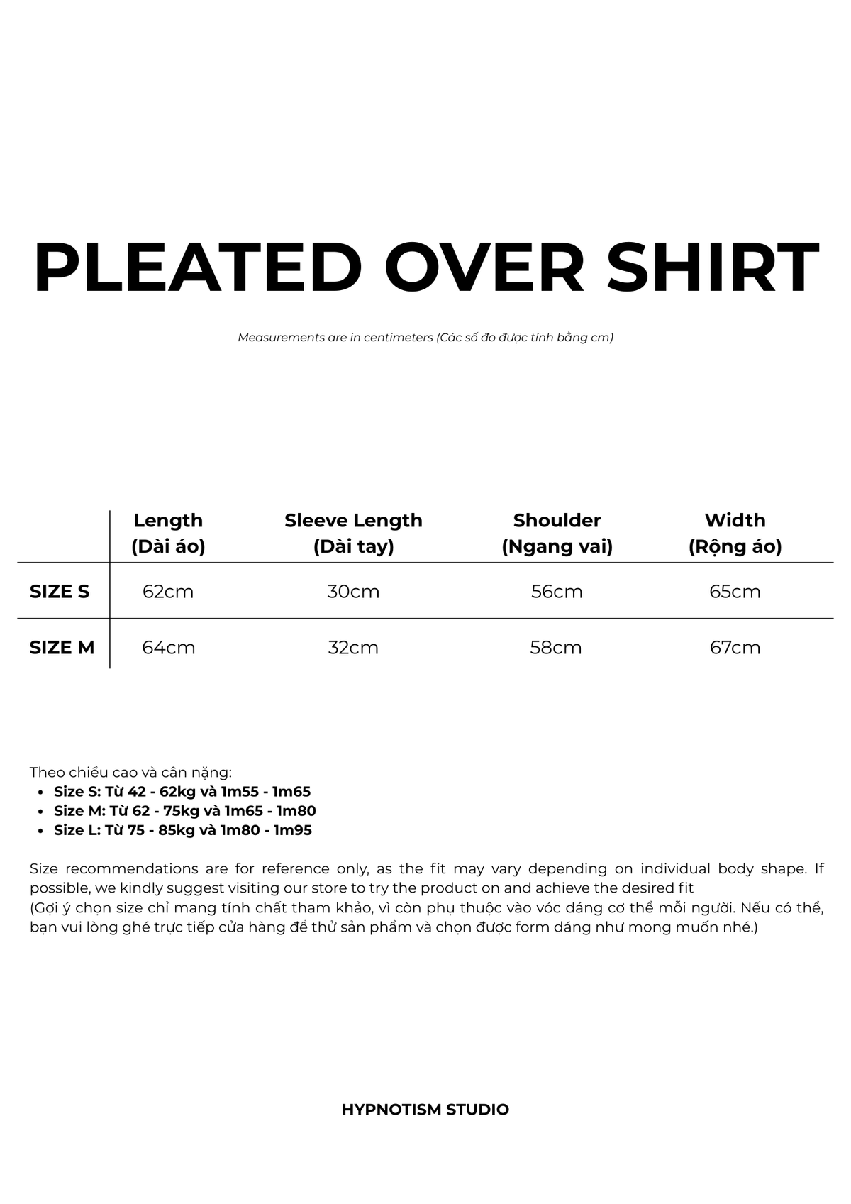 [HYPNOTISM] PLEATED OVER SHIRT