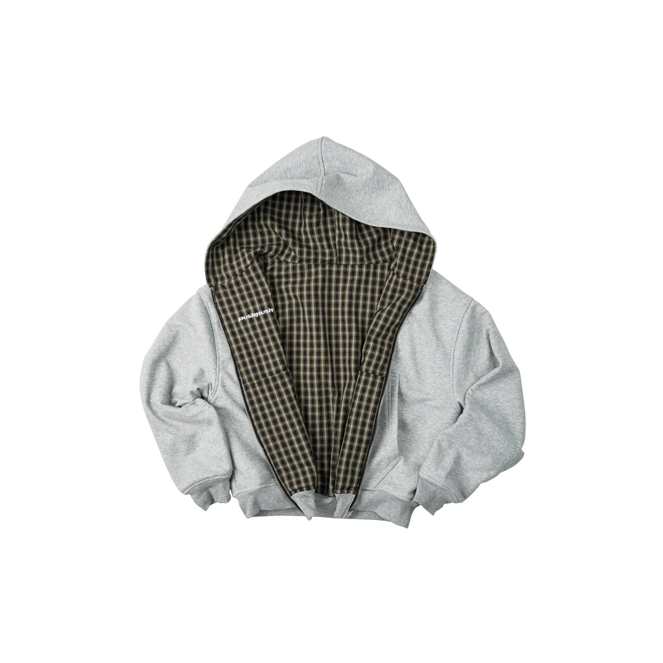 [PUSHPUSH] FLIPSIDE ZIP HOOIDE