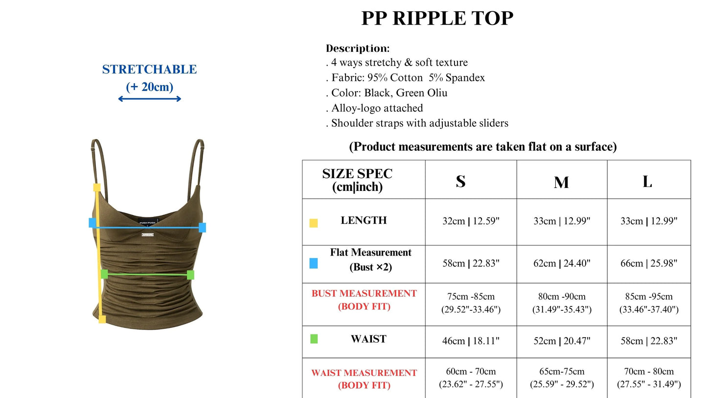 [PUSHPUSH] RIPPLE TOP